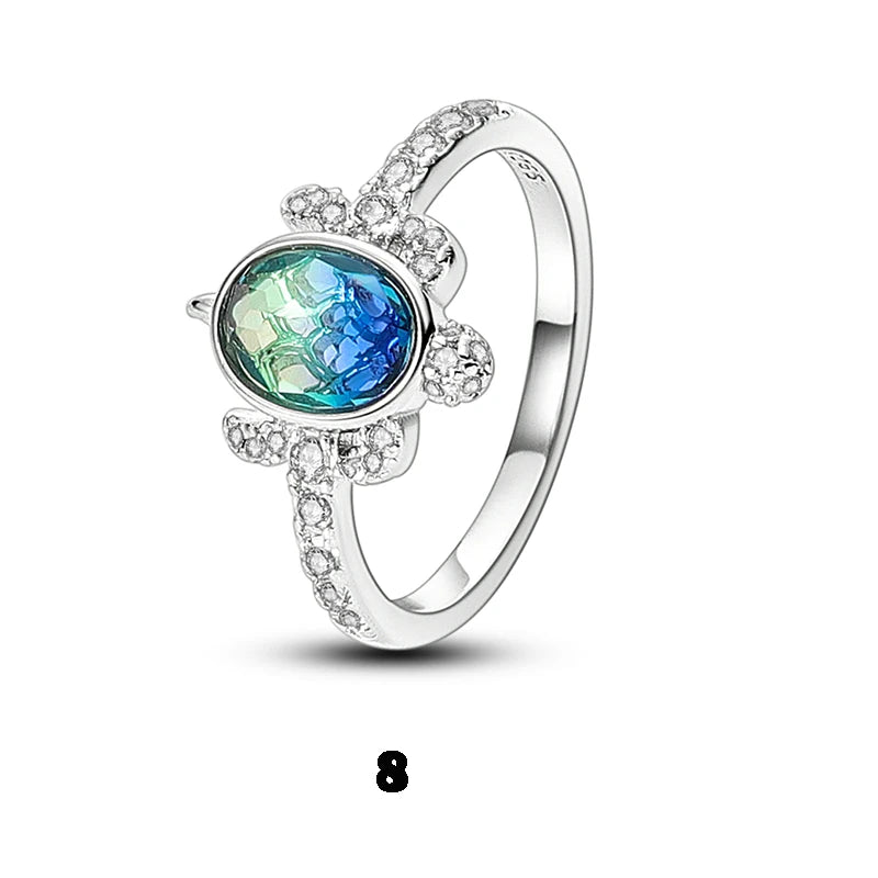 Summer New 925 Sterling Silver Openable Pearl Shell Rings Charms Fit DIY Finger Women Party Travel Jewelry Gift for Girl