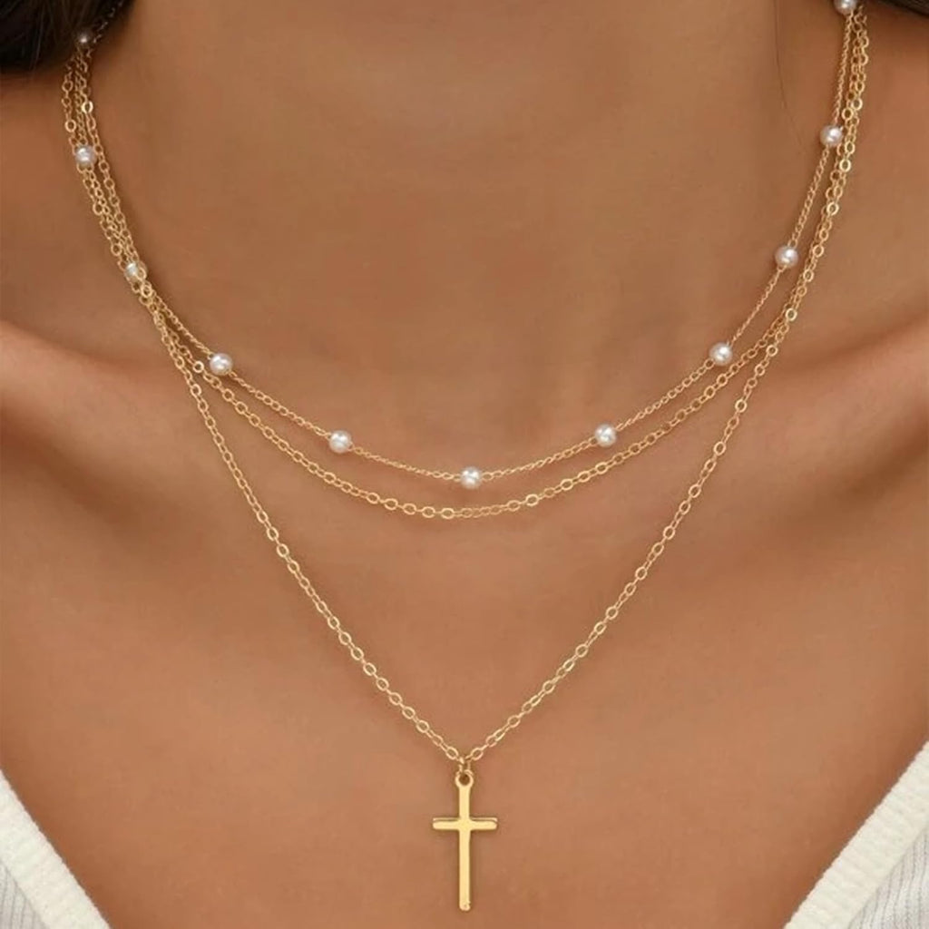24PCS Gold Necklace Chain for Jewelry Making Stainless Steel Necklace Bulk