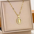 18K Gold Plated Virgin Mary Pendant Necklace for Women, Blessed Mother Necklace