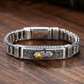 New Trendy Products Luck Pixiu Troops Passepartout Charm Bracelet Men Cuff Personality Jewelry