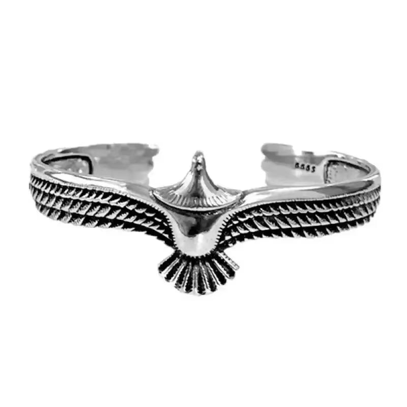 Retro Punk Koi Fish Engraved Pattern Bracelet Suitable for Men and Women Good Luck Trendy Open Bracelet Jewelry Gift