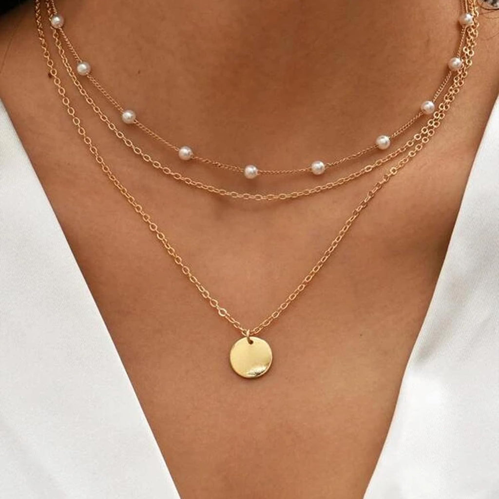 24PCS Gold Necklace Chain for Jewelry Making Stainless Steel Necklace Bulk