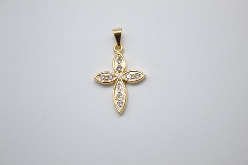 Christian Minimalist Cross Necklace Pendant