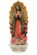 Virgen De Guadalupe / Virgin Mary Resin Statue 8 Inch 2941-8 New
