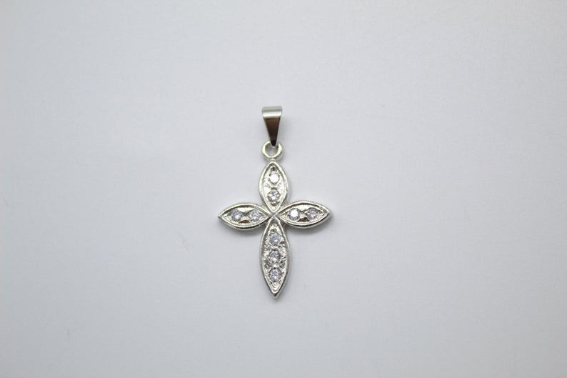 Christian Minimalist Cross Necklace Pendant