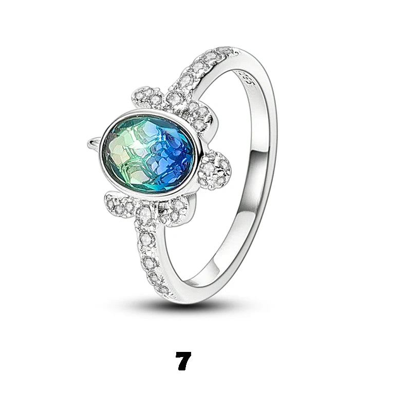 Summer New 925 Sterling Silver Openable Pearl Shell Rings Charms Fit DIY Finger Women Party Travel Jewelry Gift for Girl