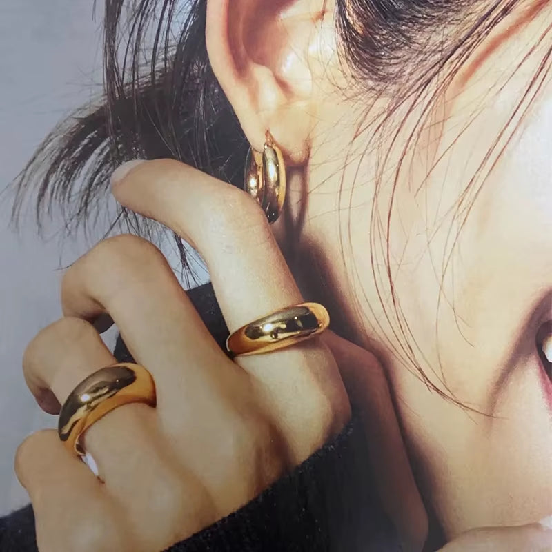 316L Stainless Steel Ring Anillo Ringen Anillos Mujer Women Rings Bague Couple Matching Jewlery Fashion Gifts Drop Shipping