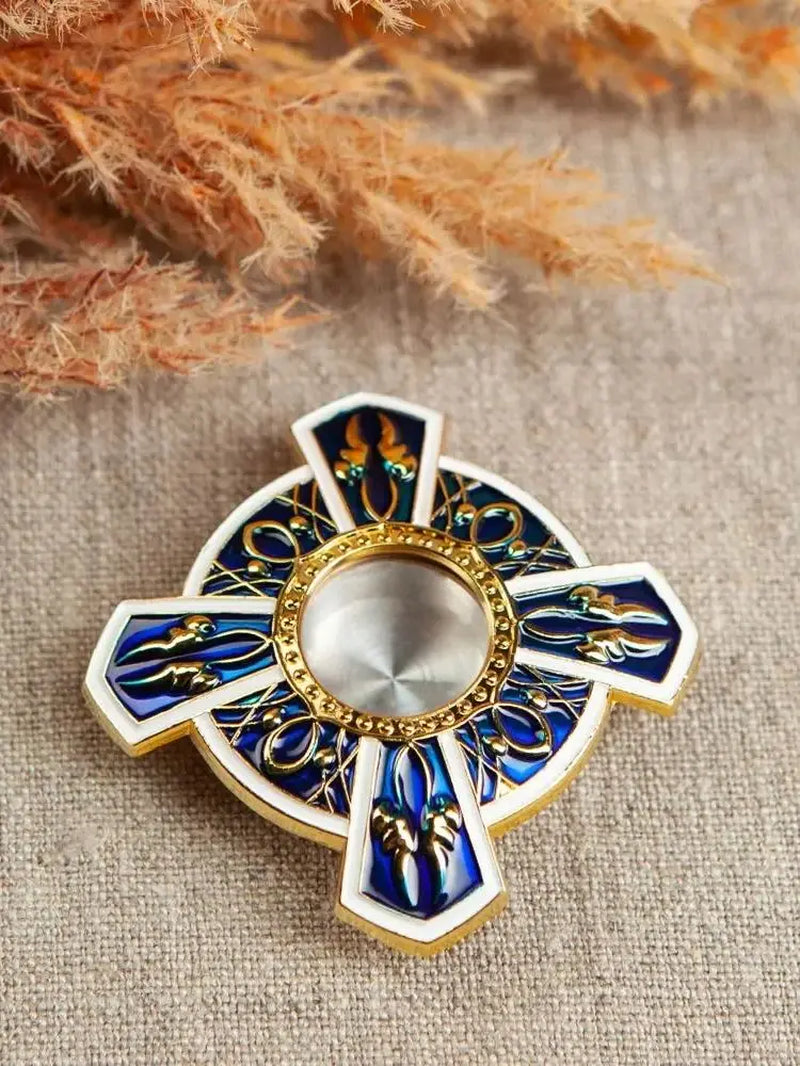 Church Relics Reliquary Metal Screwed Antique Home Chapel Decoration Alloy Material Sacred Prayer Ornaments Religion Monstrance