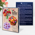 Flowers Decorative Eco Wood Ornaments Set of 3 by G. Debrekht - Love Family Décor - 8091076-1-S3