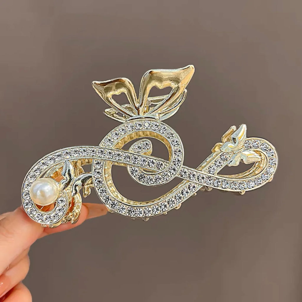 Fashion Cute Flower Alloy Hairclips for Women Adjustable Multicolour Metal Hairclip Party Everyday Jewlery