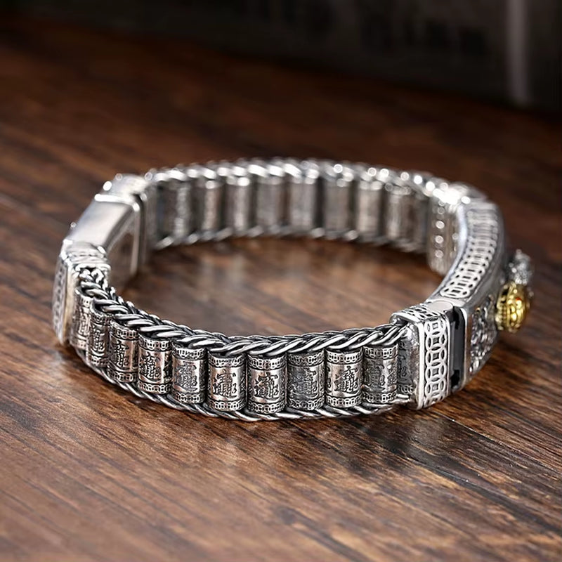 New Trendy Products Luck Pixiu Troops Passepartout Charm Bracelet Men Cuff Personality Jewelry