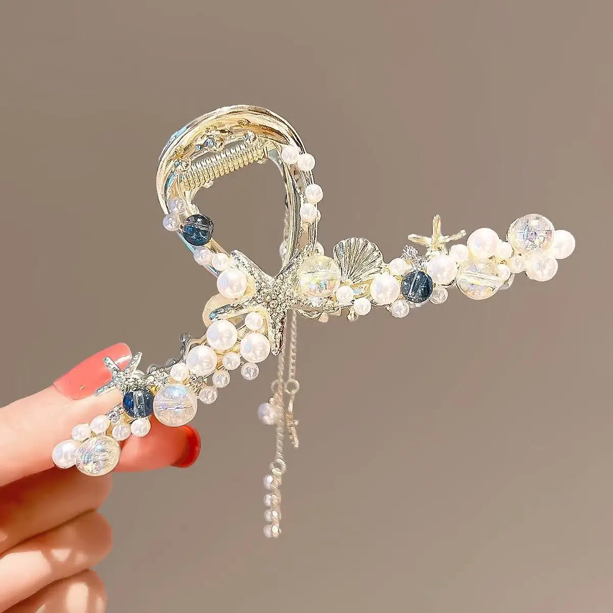 Fashion Cute Flower Alloy Hairclips for Women Adjustable Multicolour Metal Hairclip Party Everyday Jewlery