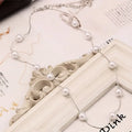 New Long Double Layer Simulated Pearl Necklace Women Sweater Chain Female Collares Statement Jewlery Wholesale 2025