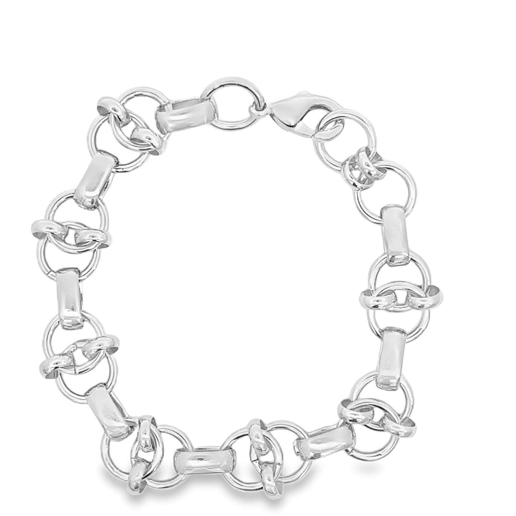 Intertwined Swirl Link Rolo Necklace (H278/I326A)