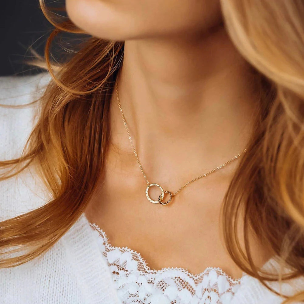 EMANCO Stainless Steel Necklace Women Pendant Necklace Chokers for Women Fashion Jewlery Best Friend Necklace Kolye