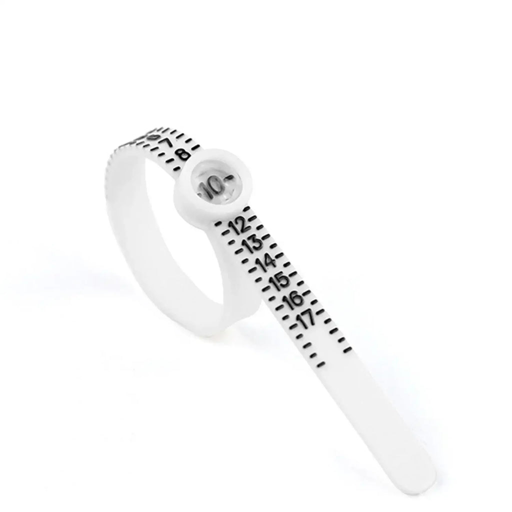 Ring Sizer with Magnifier - US/UK/EU/HK Jewelry Measuring Ruler for Finger Size Ring Size Measuring Tool