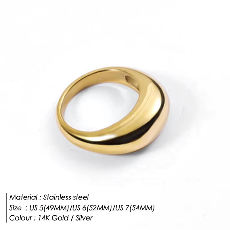 316L Stainless Steel Ring Anillo Ringen Anillos Mujer Women Rings Bague Couple Matching Jewlery Fashion Gifts Drop Shipping
