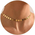 Dainty Gold Chain Necklace for Women 18K Gold Plated