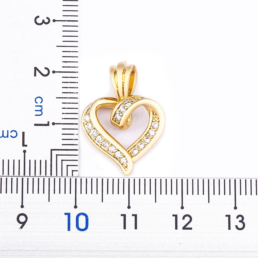 Fashion Creative Spiral Design Heart Pendant Necklace for Women Lovers Clavicle Chain Chocker Female Cute Zircon Jewelry