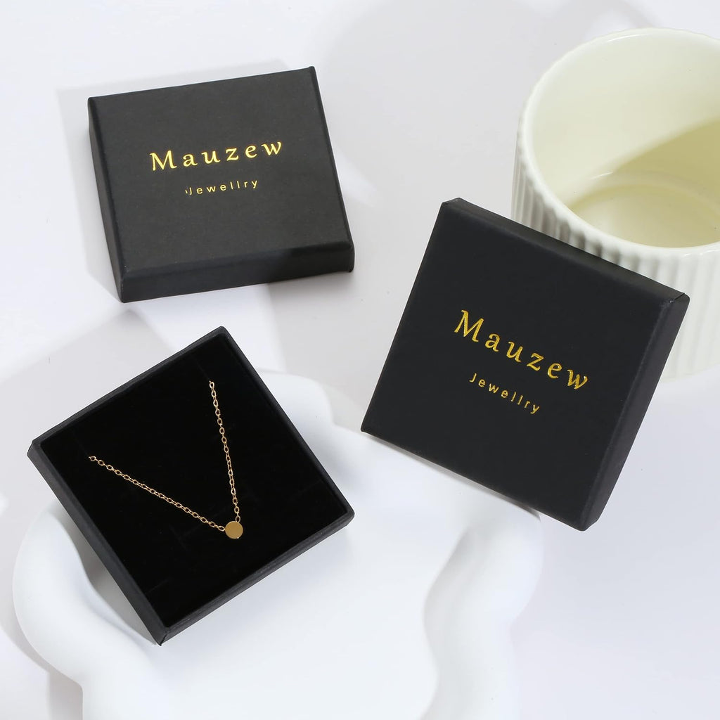 Dainty Gold Chain Necklace for Women 18K Gold Plated