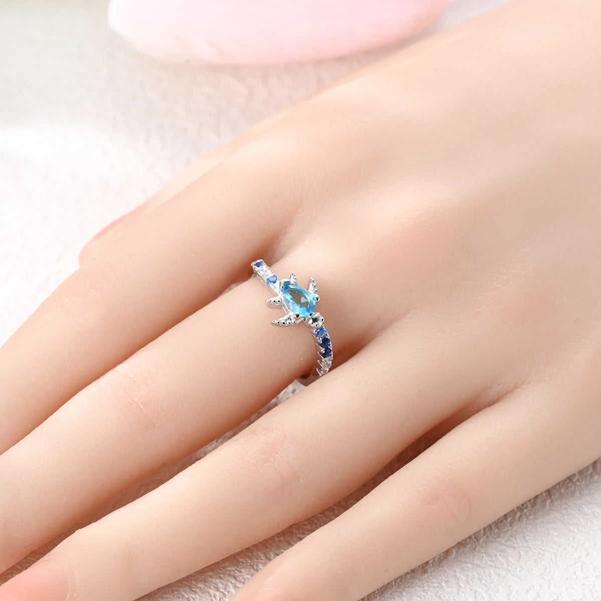 Summer New 925 Sterling Silver Openable Pearl Shell Rings Charms Fit DIY Finger Women Party Travel Jewelry Gift for Girl