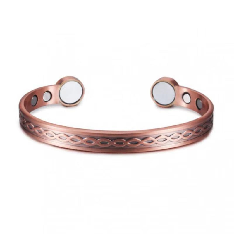 Retro Punk Koi Fish Engraved Pattern Bracelet Suitable for Men and Women Good Luck Trendy Open Bracelet Jewelry Gift