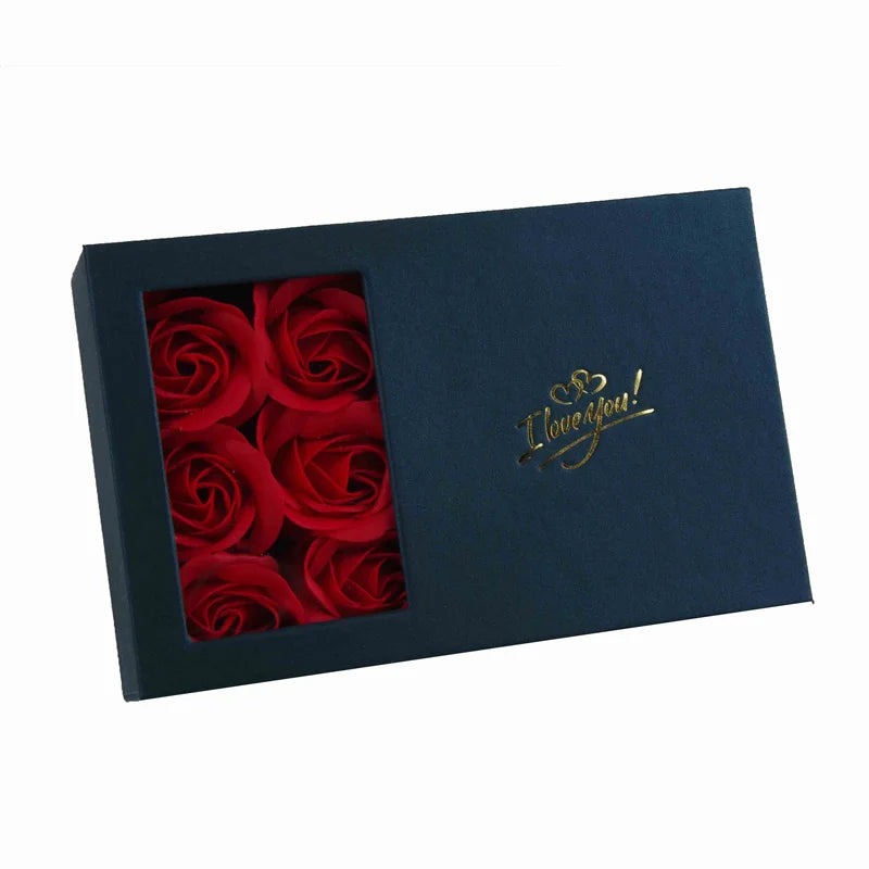 Necklace Earrings Jewelry Suit Four Leaf Clover Jewlery for Party Wedding Eternal Life Flower Gift Box