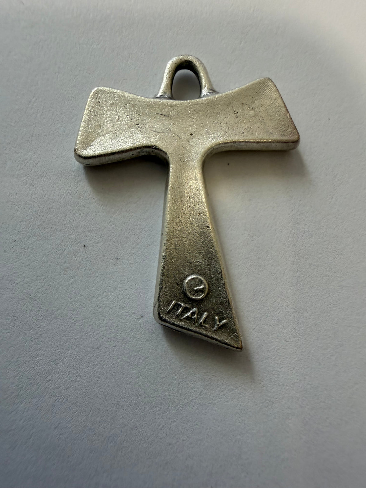 Made in Italy Tau Cross Pendant – Pax et Bonum Franciscan Christian Pendant