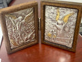 Saint Michael & Guardian Angel Christian Diptych – Religious Protection & Faith Gift