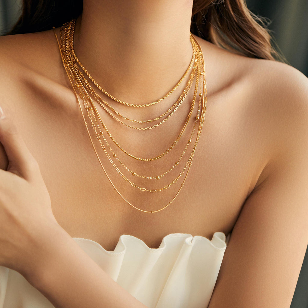 18K Gold Filled Chain Necklace,Pearl Chain,Curb Chian,Box Chain,Paperclip Chain,Twist Chain,Dainty Chain,Gift for Her,Mothers Day Gifts